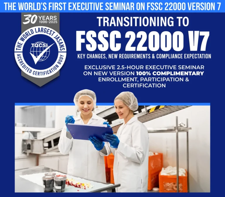 FSSC 22000 Version 7 executive webinar